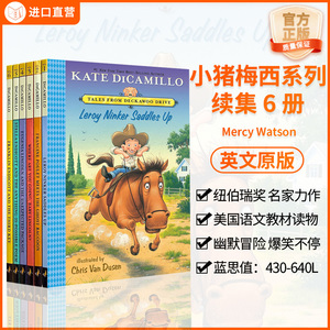 英文原版小猪梅西续作6册桥梁书