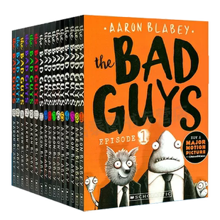 【限时特价 暑期新电影上映 送音频】 学乐坏蛋联盟电影原著系列18册 The Bad Guys漫画桥梁书坏家伙大坏蛋英文原版幽默搞笑章节书