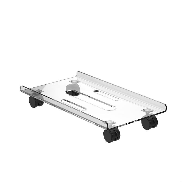 亚克力电脑主移亚克力透收机托架透明机箱可动增散热底座带灯带纳