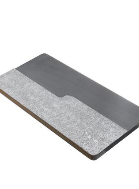 天然乌金石茶盘单独功夫茶台盘客厅家用石茶盘托盘整块排水沥水盘