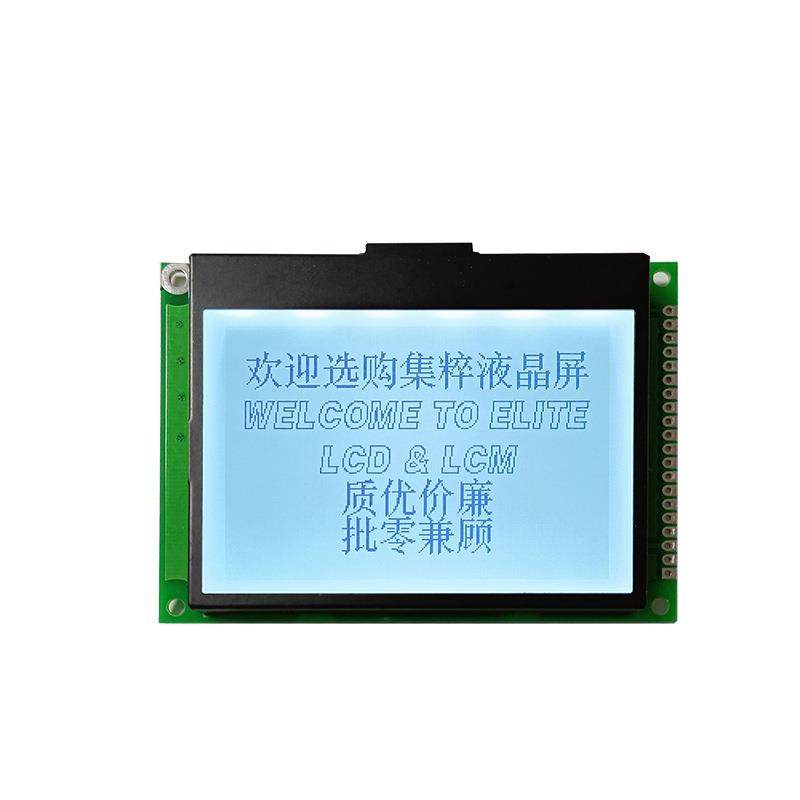 3.4寸白底黑字LCD点阵屏COG液晶显示屏240160LCM模组SPI串口/并口