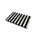 现代简约黑白条纹拼接托盘摆件酒店会所样板房卧室书房客厅饰品