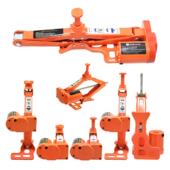 ZS5SJ 汽车千斤顶电动扳手现货 剪式 B01桔色立式 12V电动千斤顶套装