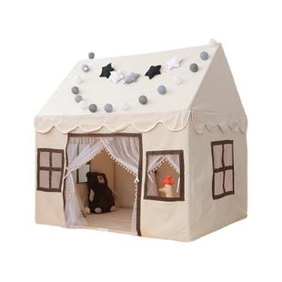 新款北欧风宝宝室内城堡公主玩具房子可折叠游戏屋小别墅儿童帐篷