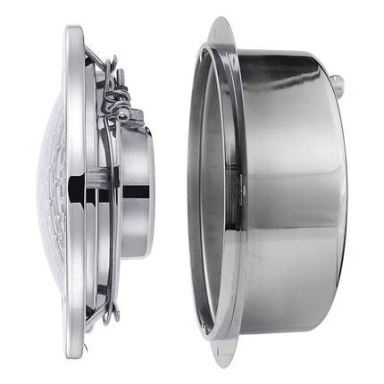 七彩RGB嵌入式LED游泳池灯全不锈钢外壳水下灯316水底灯替换灯泡