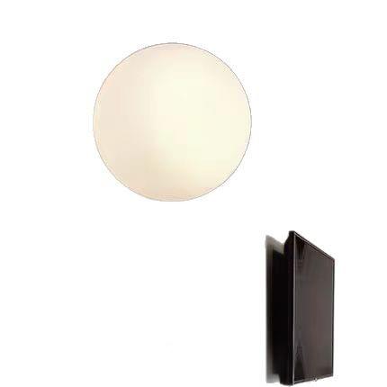 现代奶简廊约圆形顶玻璃球吸灯XFO设计师油风卧室书房走过道阳台