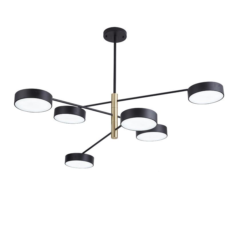 北欧客计厅灯吊灯后现代简约轻奢餐卧61969室个性灯创意厅设师灯