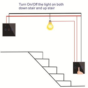彪王工厂直销WiFi智能遥控触摸双控墙壁开关WiFi双控智能面板