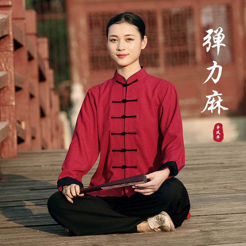 争风华新款高端太极服女款太极拳春秋冬季2026练功服男改良八段锦