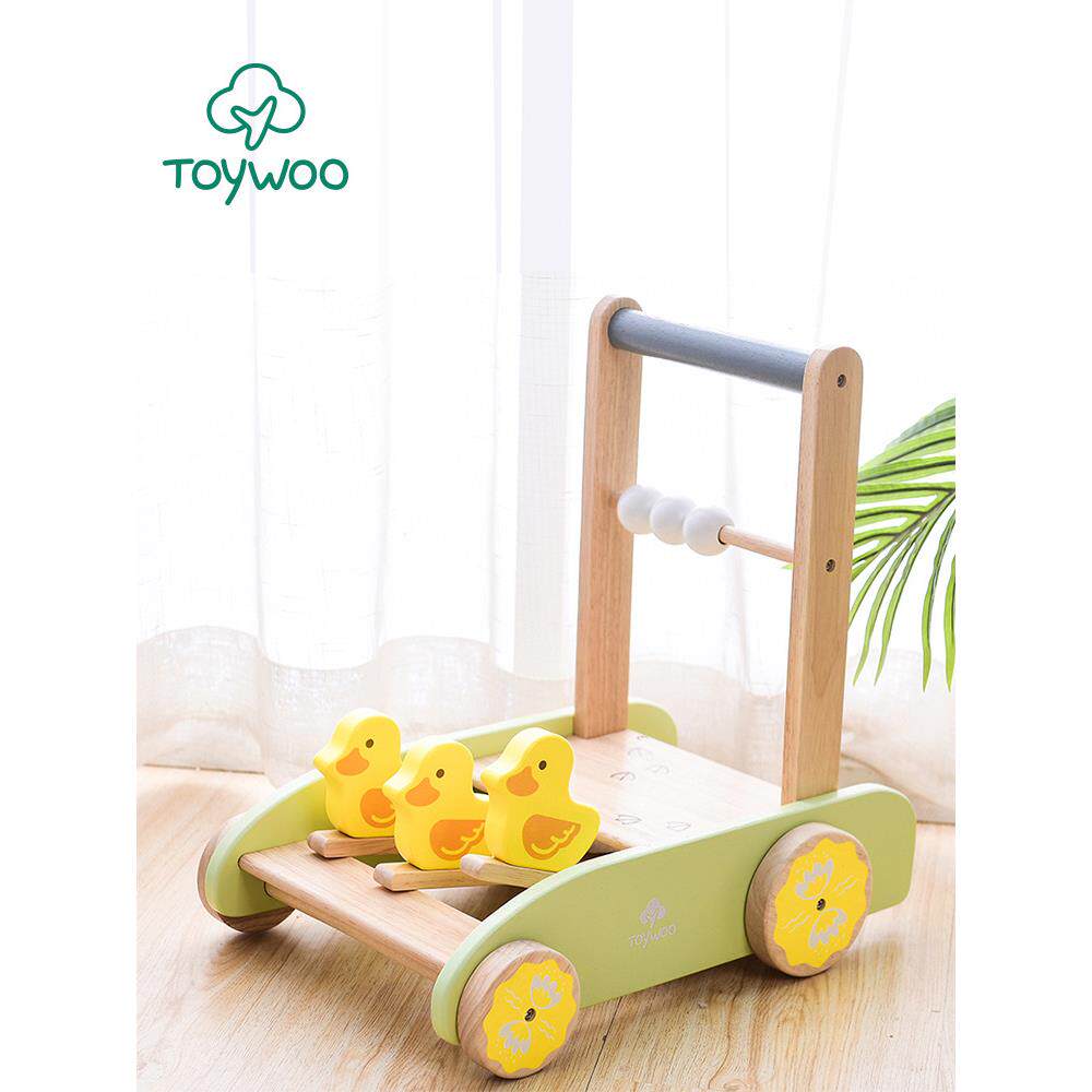 Toywoo儿童学步车反婴儿助行器防侧翻1岁婴儿推车推行走木制玩具