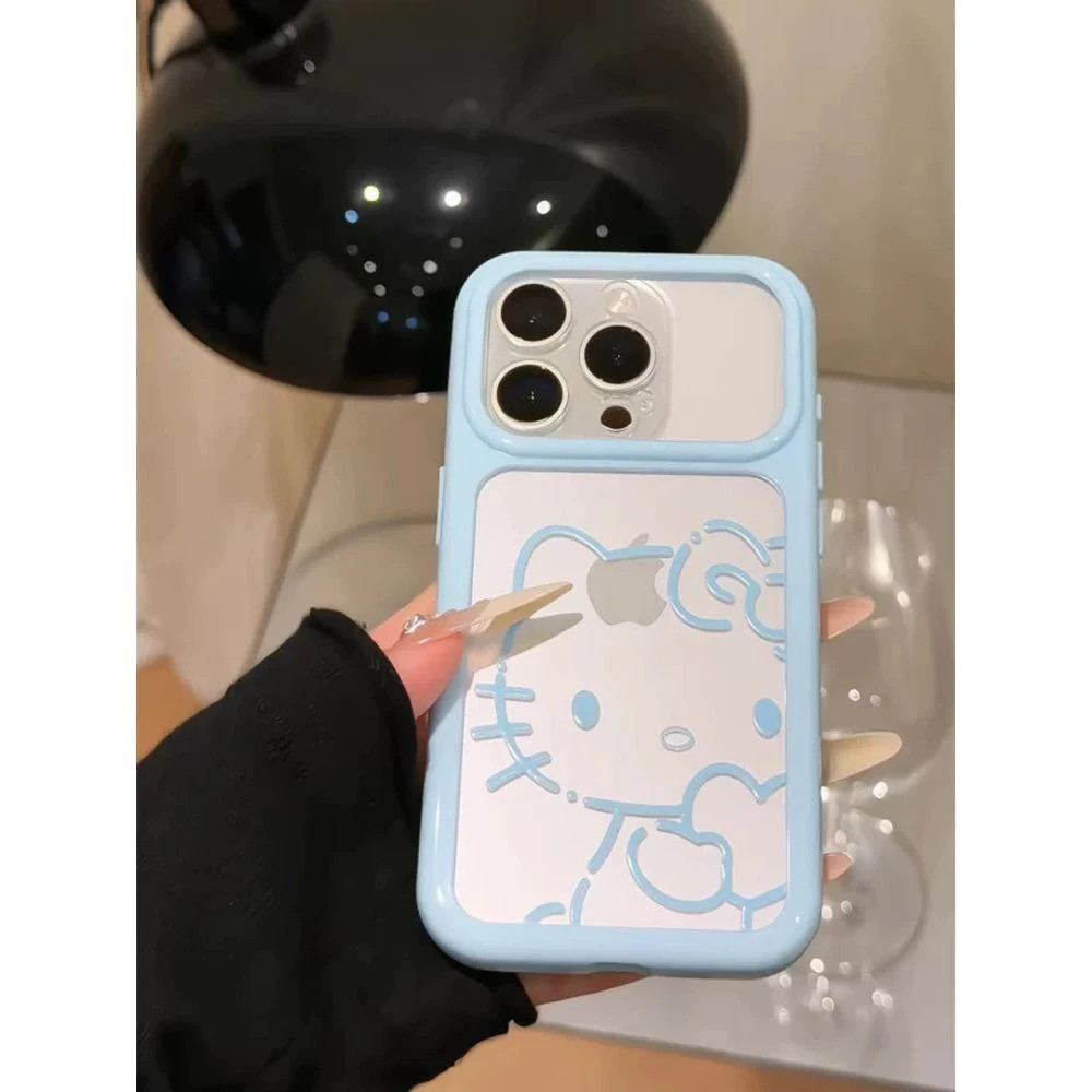 ins多巴胺抱心猫透明防摔壳