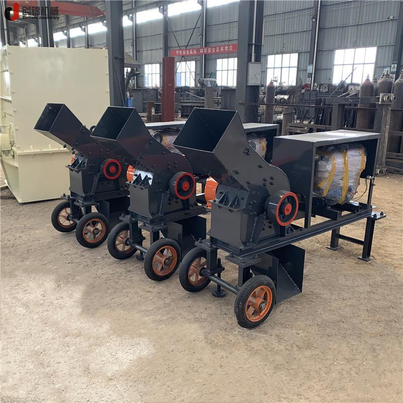 小型建筑垃圾锤式破碎机 400X300锤破制砂机 贝壳骨头锤式粉碎机