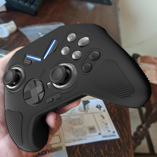 适用飞智黑武士FLYDIGI Vader 4 Pro游戏手柄硅胶保护套防摔壳简约纯色硅胶软壳飞智黑武士手柄保护套