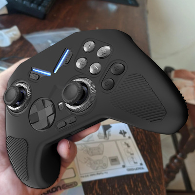 适用飞智黑武士FLYDIGI Vader 4 Pro游戏手柄硅胶保护套防摔壳简约纯色硅胶软壳飞智黑武士手柄保护套