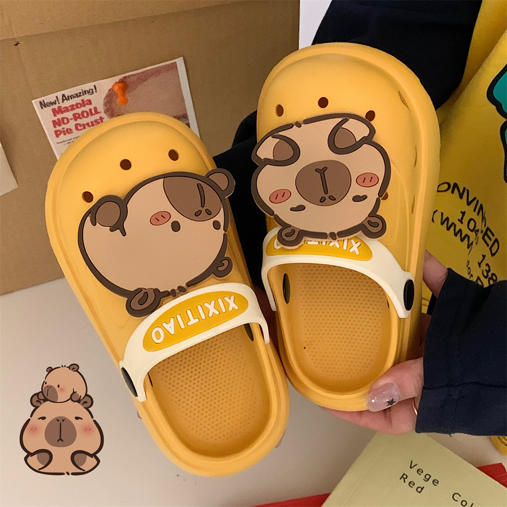 细细条亲子EVA软底卡皮巴拉拖鞋