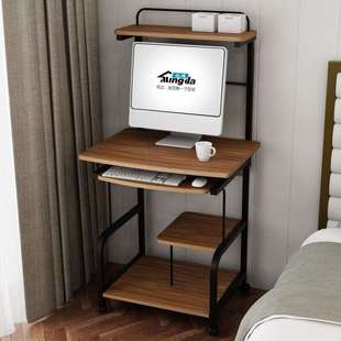 桌家用简易书桌简约卧室小户型电脑桌可移动小桌子 迷你电脑台式