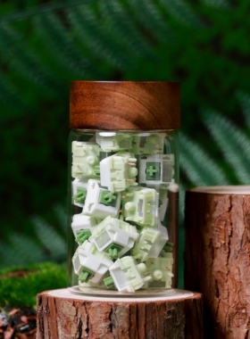 HG雪松轴客制化机械键盘轴体HiFi轴类hg黑轴