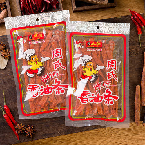 周再德大包装香辣麻辣片怀旧小吃
