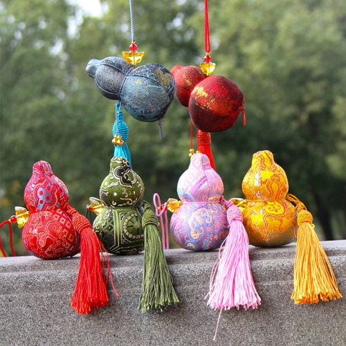 香包端午宋锦古风葫芦香囊新年中国风汉服汽车挂件可替换香料拉链