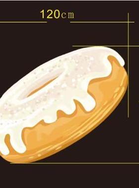 爆款网红大型仿真发光汉堡面包玻璃钢雕塑模型店门头招牌壁挂灯箱