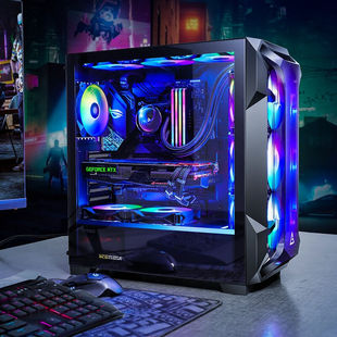 360水冷 安钛克 散热担当 驱逐者DF600FLUX中塔钢化玻璃 配 Antec