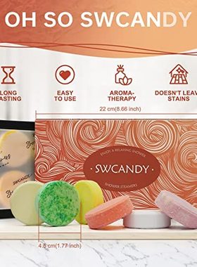 Aromatherapy Shower Steamers Valentine Gifts Set Flower - Sw