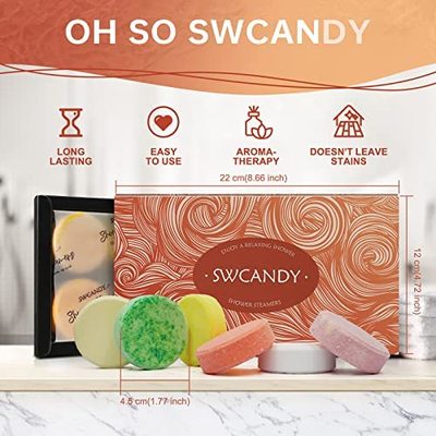 Aromatherapy Shower Steamers Valentine Gifts Set Flower - Sw