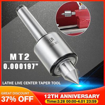 极速MT2 0.000197 60 Degree Lathe Live Center Taper Live Revo