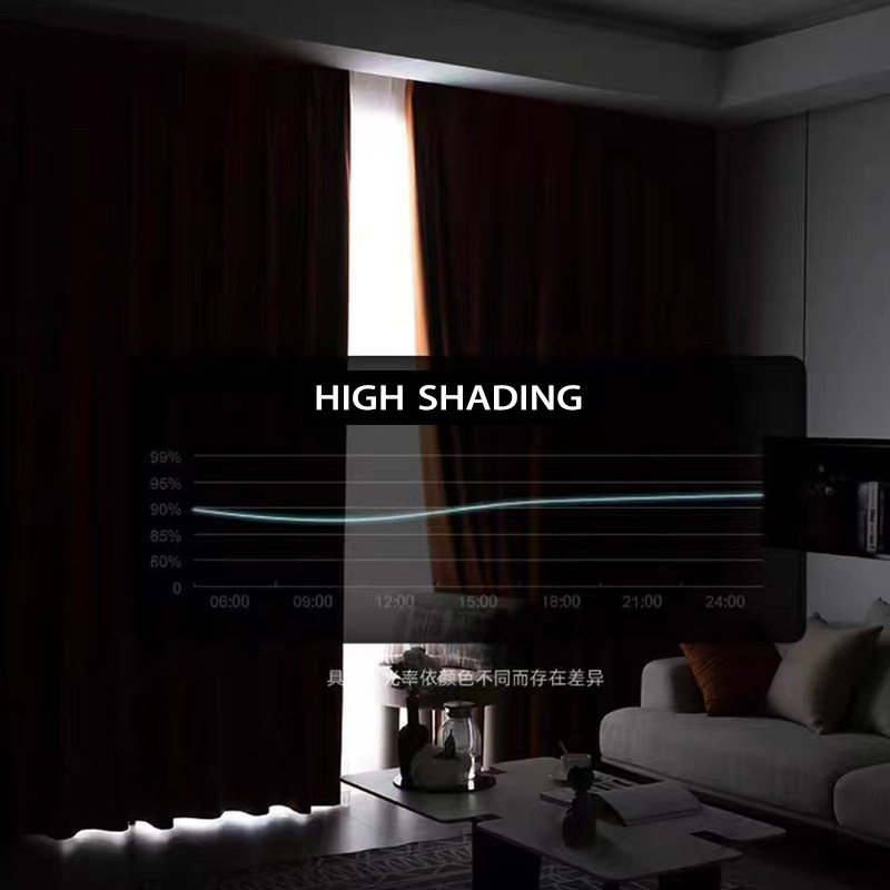 Luxury Modern Blackout Curtains Window For Living Room Thick