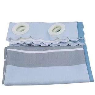 door partition curtain blue curt landscape household