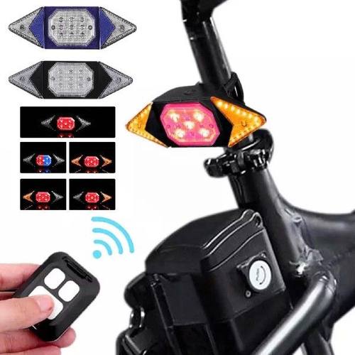 USB Rechargeable Bicycle Turn Signal Wireless Remote