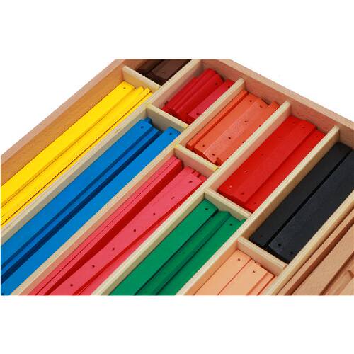 极速Montessori Geometric Sticks Box/ Cork Worktable Mathemat