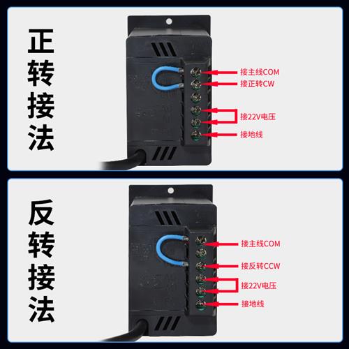 爆品调速电机5GS带耳朵220V交流可调变速406090120W齿轮箱减速品