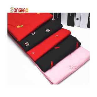 宗灏新款贴膜纯色三合一羽绒布直充防绒通道绣布料羽绒服棉服面料