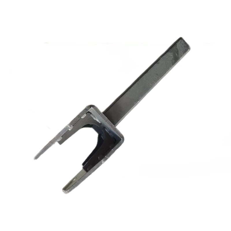 福田雷沃RG70收割机配件 导向轮张紧支架 履带导向轮叉