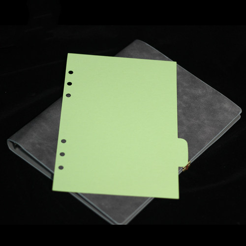极速5pcs/set binder dividers a6 subject index divider for no