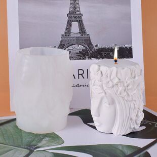 Roman Retro Style Mold Candle Silicone Column 极速European