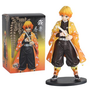 Kimetsu no Yaiba Figure 16cm Agatsuma Zenitsu Figurine Tanji