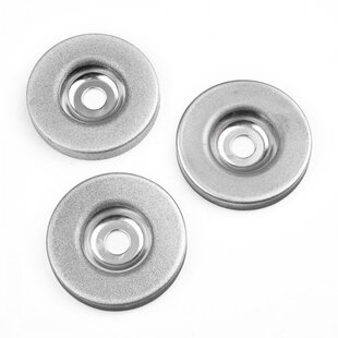 极速3Pcs 180 Grit Sandin Wheel 600 Grinding Diamond 56mm 360