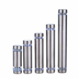 极速10Pcs Double Head Advertisement Standoffs Bolts Mount Ad