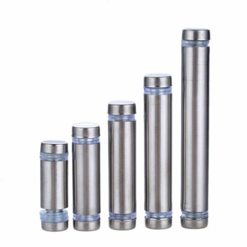 极速10Pcs Double Head Advertisement Standoffs Bolts Mount Ad