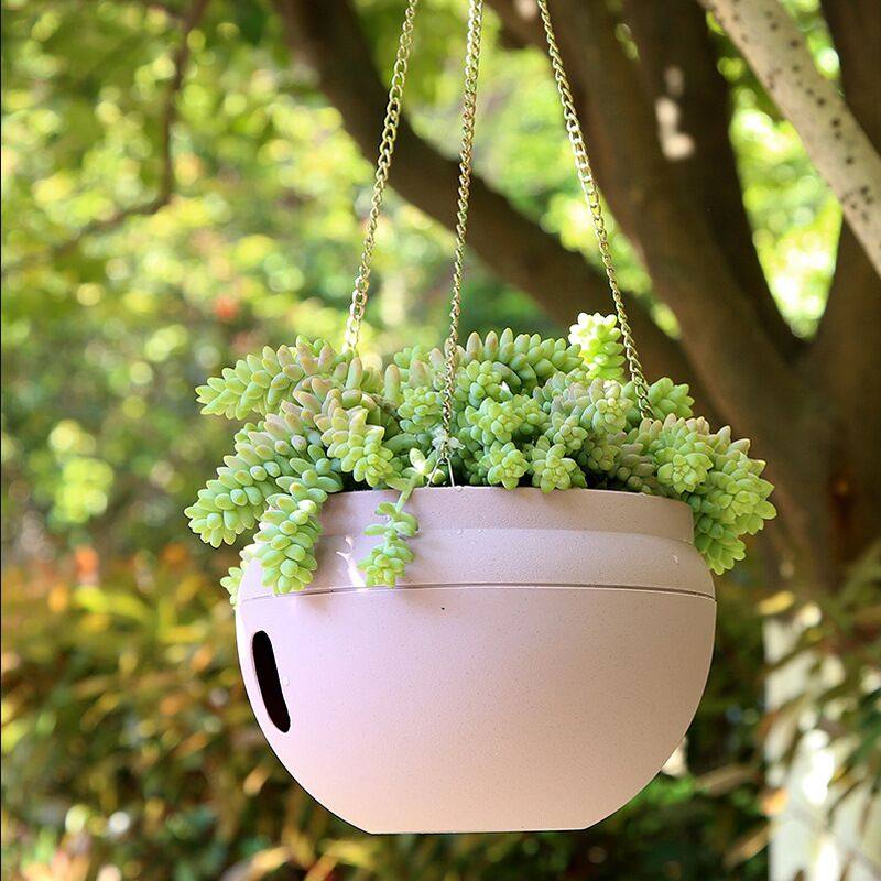 2021 new Hand Made  Green  Planter Hanging Vase Container Wa