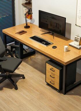 桌办约现简公代家用办公室桌子工作台电脑桌台式桌单人桌椅组合