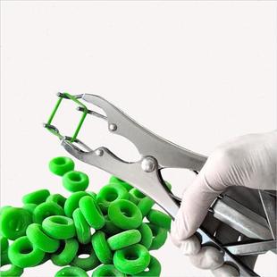 断尾钳羊用断尾圈兽用羊仔猪用羔羊断尾钳子胶圈皮筋去势圈断尾器