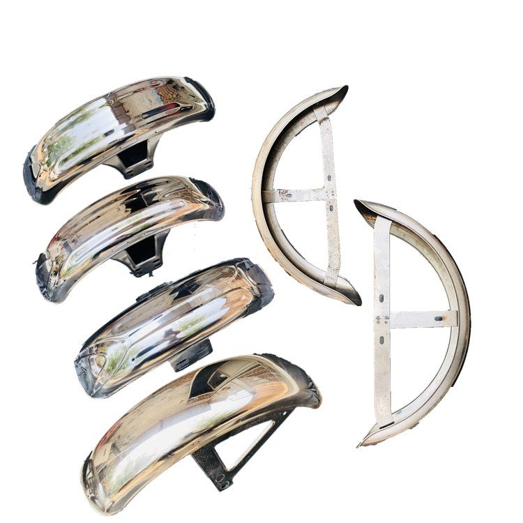 电动三轮车配件前泥 挡泥板 16*3.0 3.00-10 2.75-14不锈钢前泥瓦