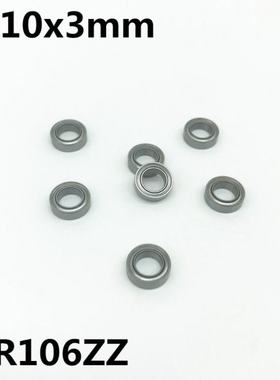极速50Pcs MR106ZZ L-1060ZZ 6x10x3 mm Deep Groove Ball Bearin