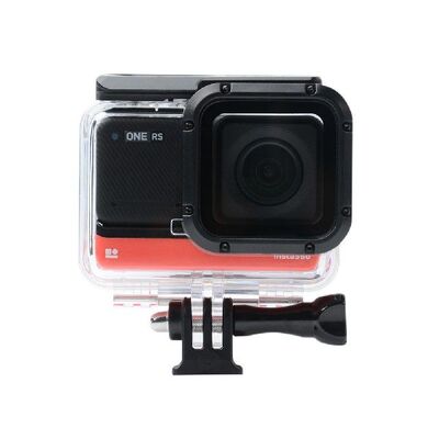 极速Underwater Waterproof Case for insta360 one R Black Divi