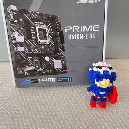 Intel12代 I3 12100F散片选配华硕华擎H610 B760台式主板CPU套装