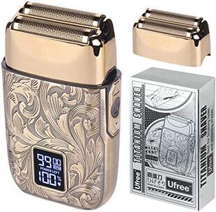 Ufree Electric Razor for Men  Double Foil Head Shaver  3 Adj