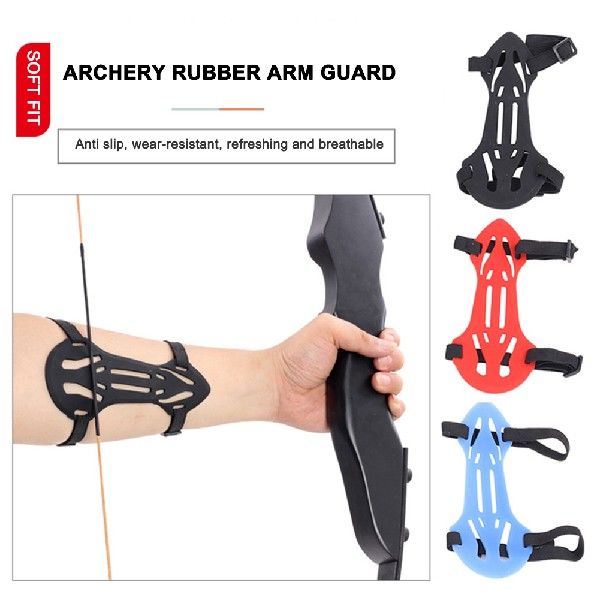 Archer Rubber Arm Guard Bow Arrow Archery Bandage Recurve Co